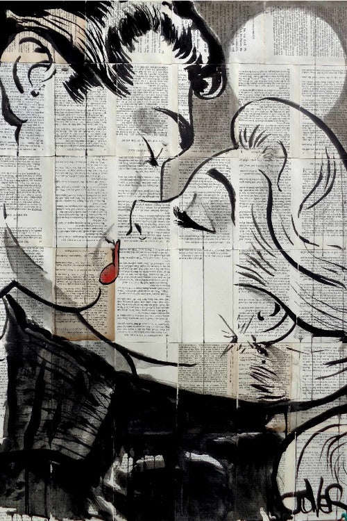 Loui Jover - Pop Kiss Print
