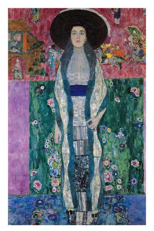Portrait of Adele Bloch-Bauer II by Gustav Klimt - Art Poster