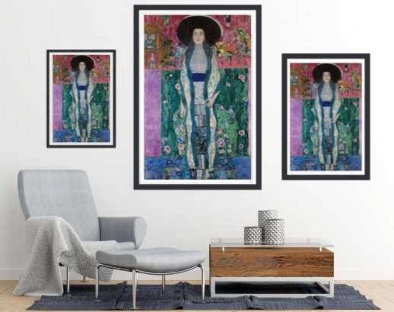 Portrait of Adele Bloch-Bauer II by Gustav Klimt - Art Poster