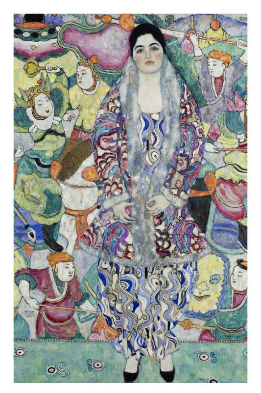 Portrait of Friederike Maria Beer by Gustav Klimt - Art Poster