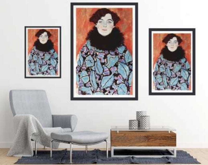 Portrait of Johanna Staude by Gustav Klimt - Art Poster