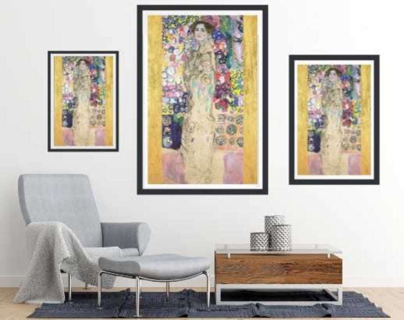 Portrait of Maria Munk by Gustav Klimt - Art Poster