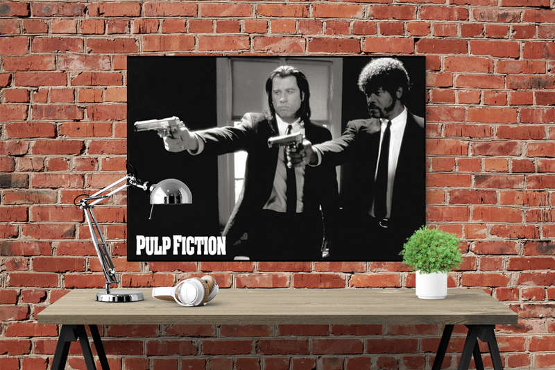 Pulp Fiction - Vincent and Jules Poster