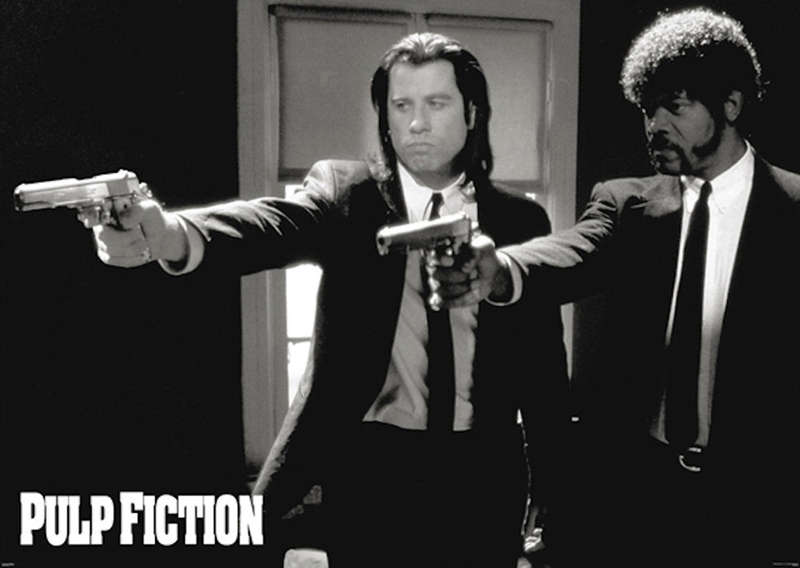 Pulp Fiction - Vincent and Jules Poster