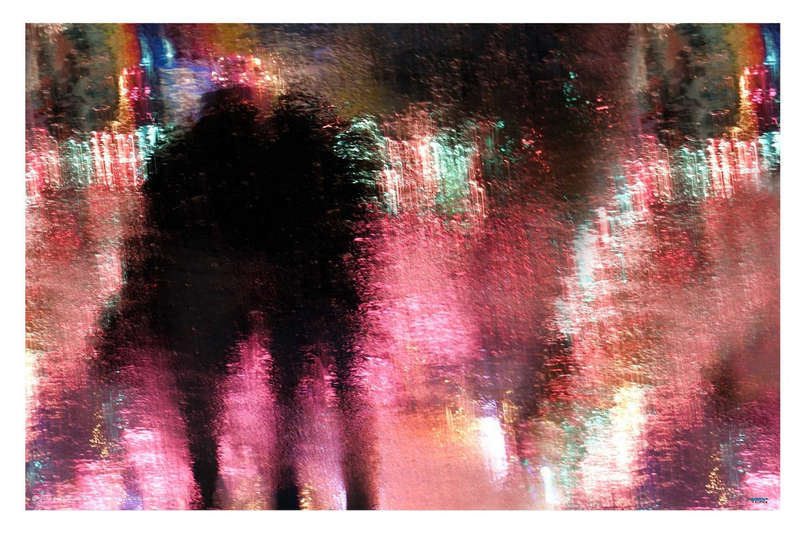 Rain above the funfair by Stefan Eisele -  Photography poster