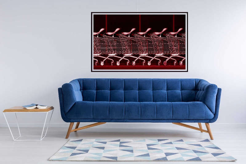 Rhythm in Red by Jacqueline Hammer  - Photography poster