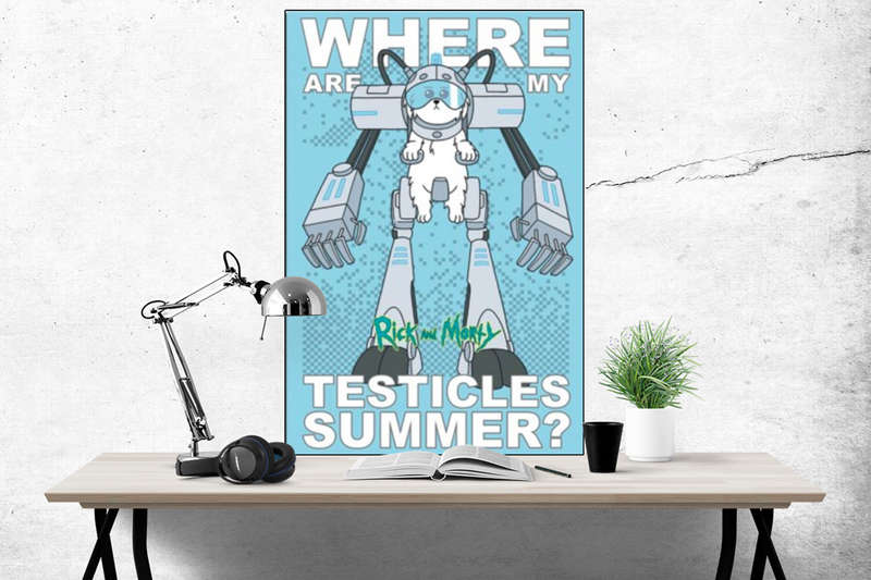 Rick and Morty: Snuffles Robot Poster