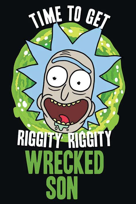 Wrecked Son - Rick and Morty Poster