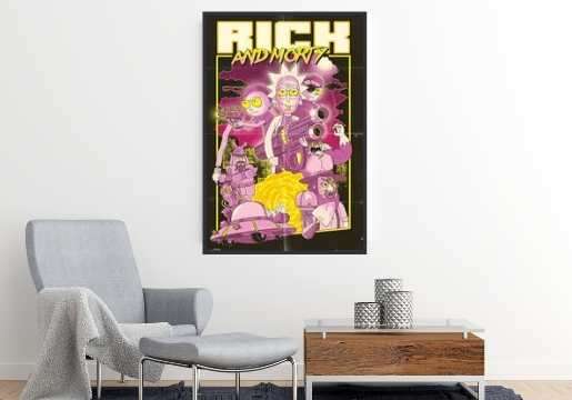 Rick and Morty - Action Movie Poster