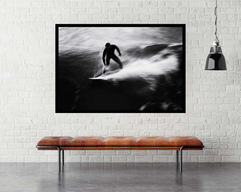 Riding the wave by Massimo Della Latta - Sport Poster
