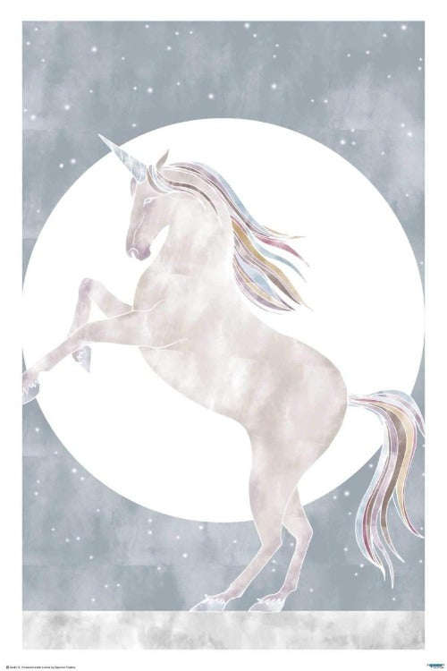 Rising Unicorn  - Art Poster