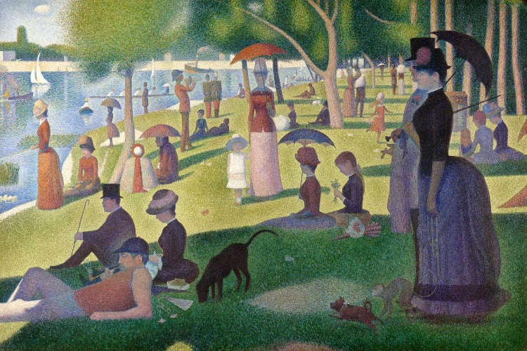 A Sunday Afternoon on the Island of La Grande Jatte by Georges Seurat Poster