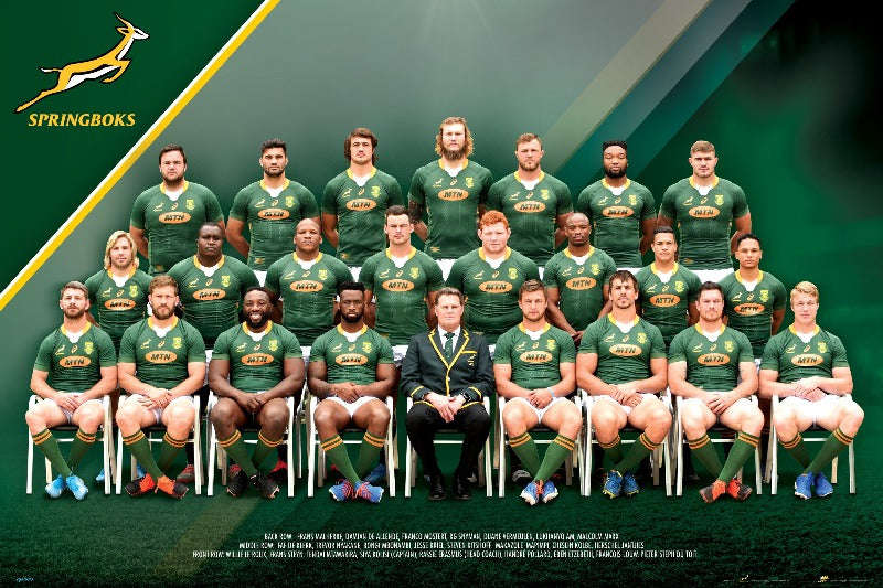 Springbok Rugby Team Poster