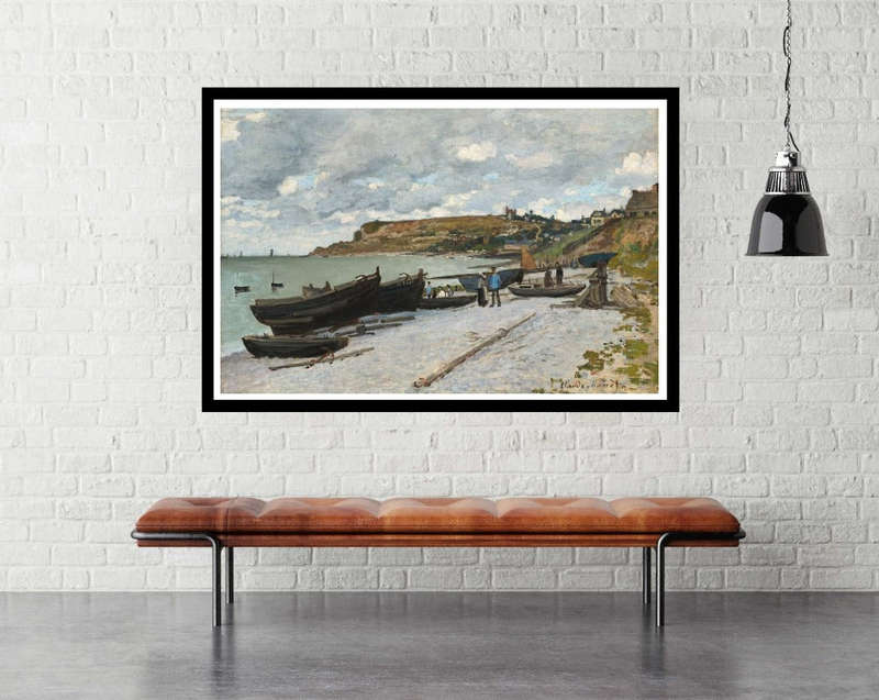 Sainte-Adresse (1867) by Claude Monet - Art Poster