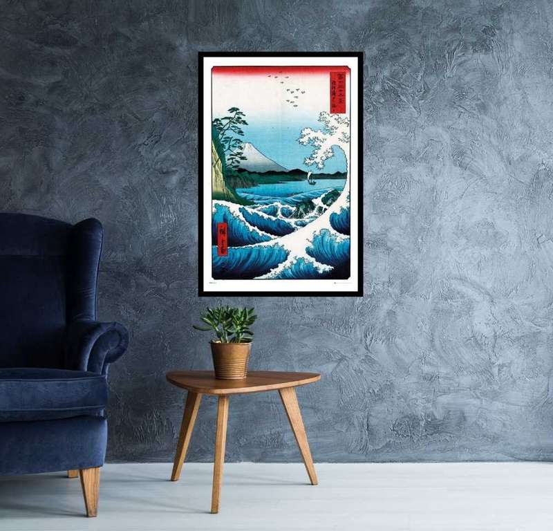 Sea at Satta Art Print Poster