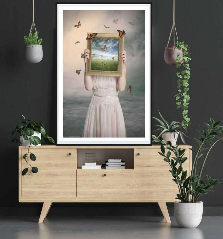 Set them free by Baden Bowen - Surrealism Art Poster