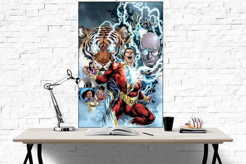 Shazam Comic Poster