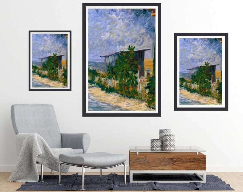 Shelter on Montmartre by  Vincent van Gogh - Art poster