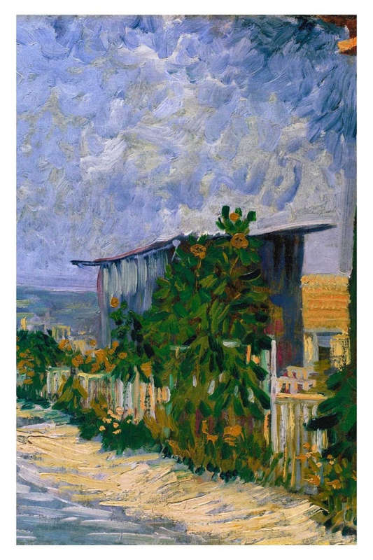 Shelter on Montmartre by  Vincent van Gogh - Art poster