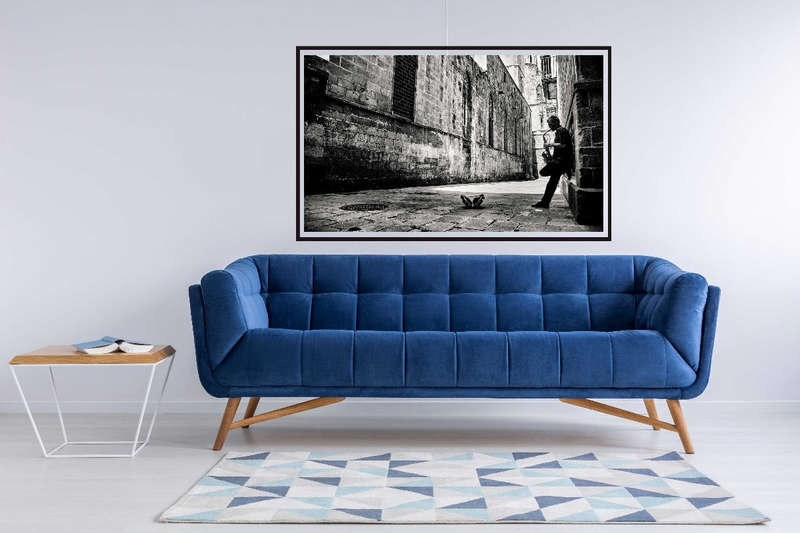 Silent Street by GertJan van Geerenstein - Music Photography poster