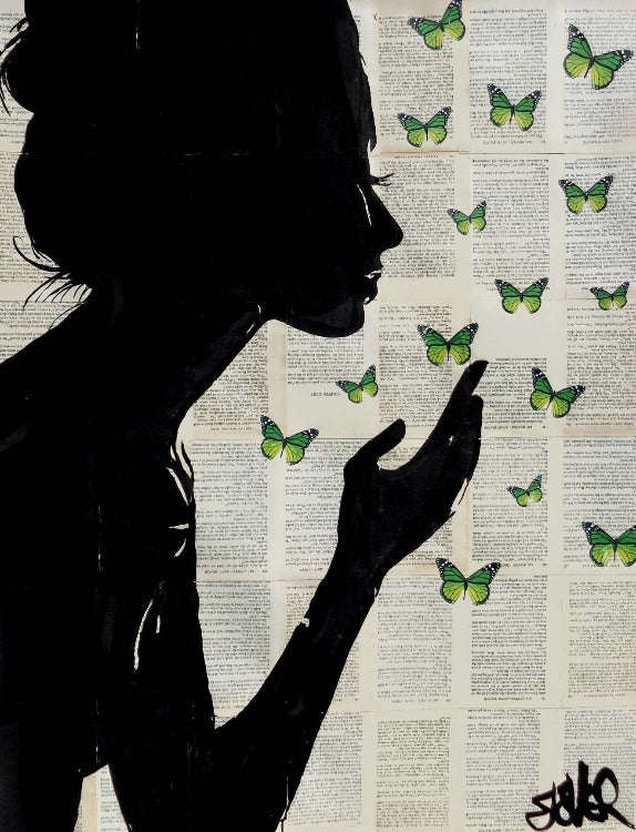 Loui Jover - Simplicity Green Art Print