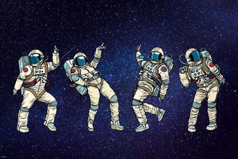 EgoAmo Original - Space Disco Poster