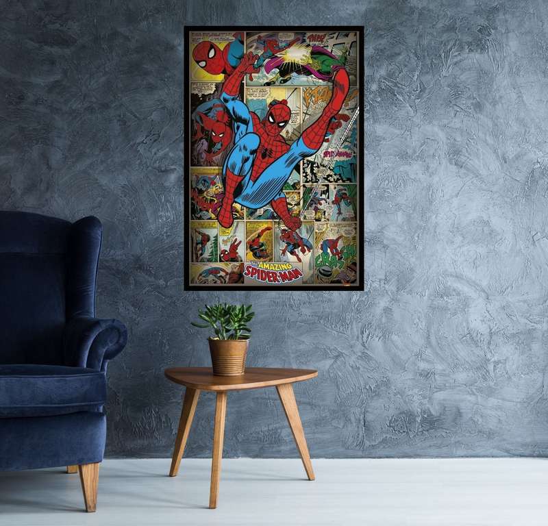 Spider-Man: Retro Comic Poster