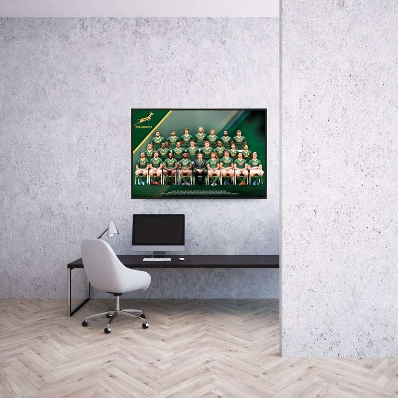 Springbok Rugby Team Poster