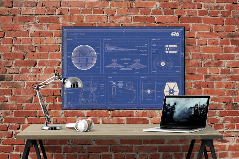 Star Wars - Empire Fleet Blueprint - Poster