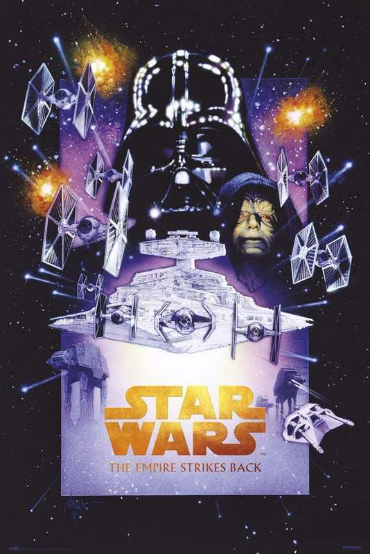 Star Wars - The Empire Strikes Back Retro Collection Poster