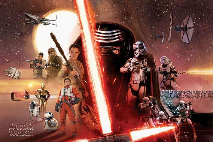 Star Wars -  The Force Awakens (Episode 7) Galaxy Poster