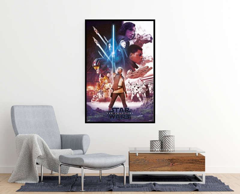 Star Wars - The Last Jedi Rey Lightsaber Poster