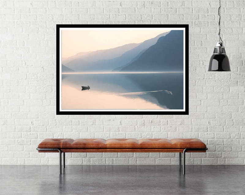 Still Evening by Gustav Davidsson  - Landscape  Photography poster