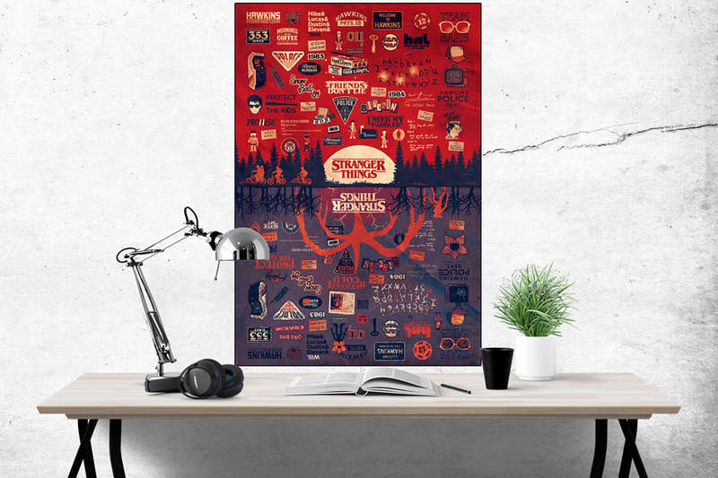 Stranger Things - The Upside Down Poster