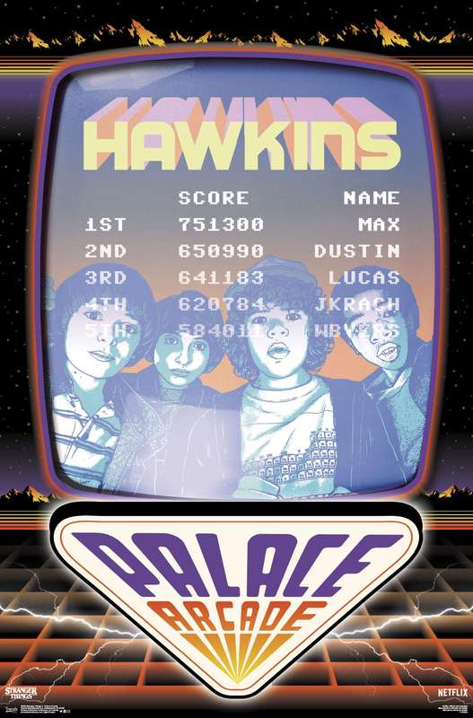 Stranger Things 2 - Palace Arcade Poster
