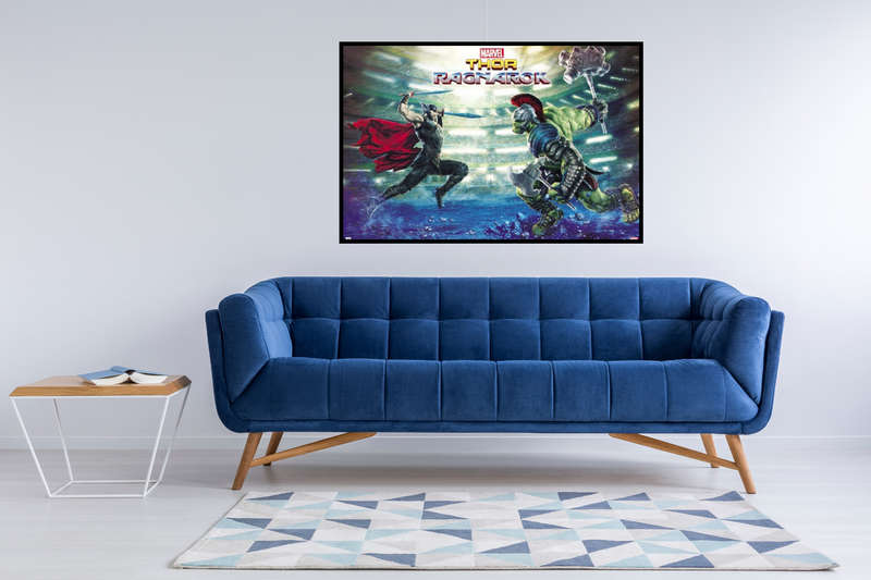 Thor Ragnarok - Heroes Battle Poster