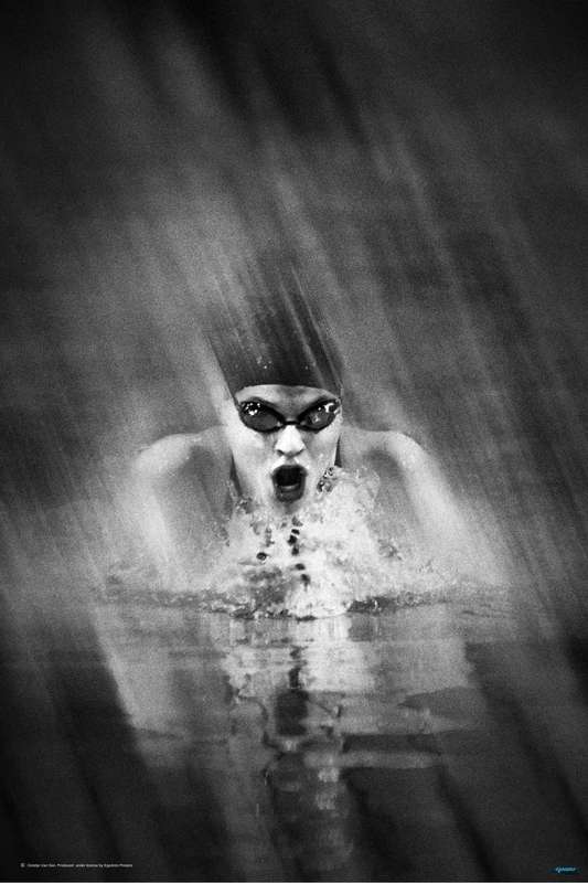 Swimming Speed by Greetjie  van Son- Sport Poster