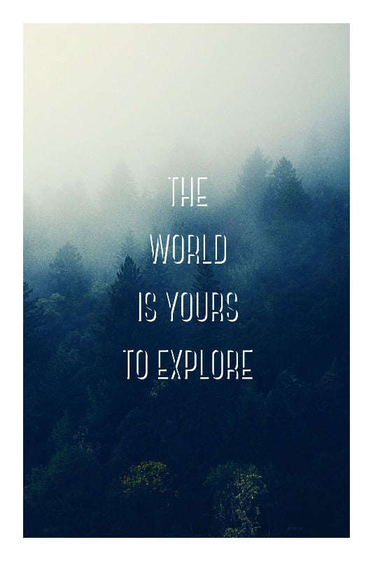 EgoAmo Original - The World is Yours to Explore Poster