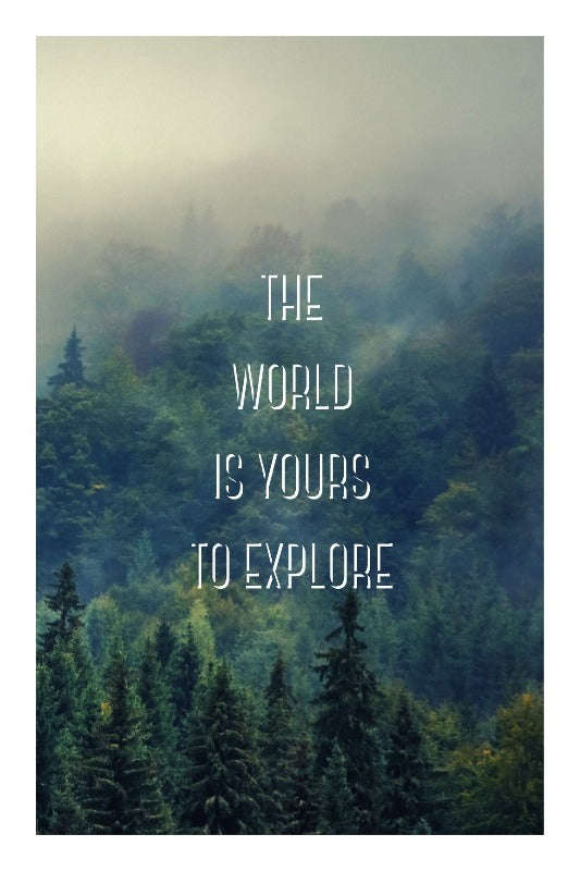 EgoAmo Original - The World is Yours to Explore Poster