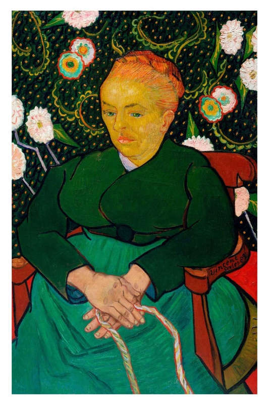 The Berceuse, Woman Rocking a Cradle by Vincent van Gogh - Art poster