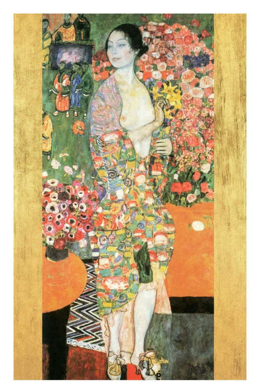 The Dancer by Gustav Klimt - Art Poster