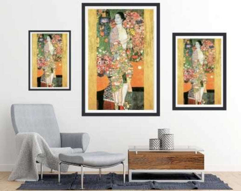 The Dancer by Gustav Klimt - Art Poster