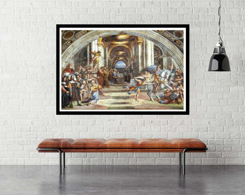 The Expulsion of Heliodorus from the Temple by Raphael - Art Poster
