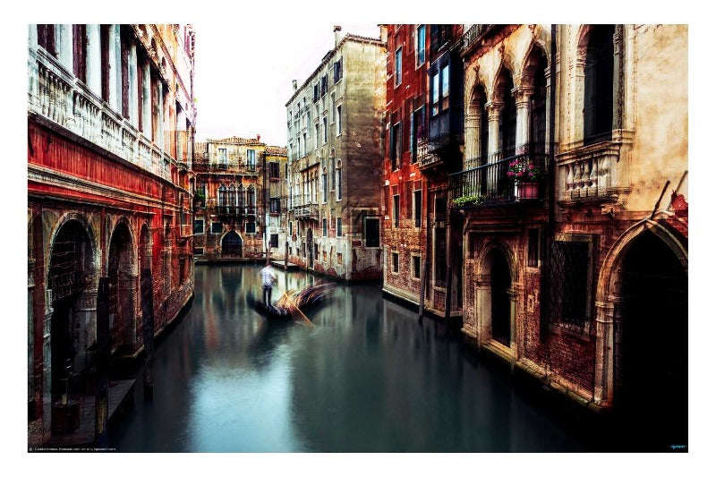 The Gondolier by Carmine Chiriaco - Travel Photography Poster