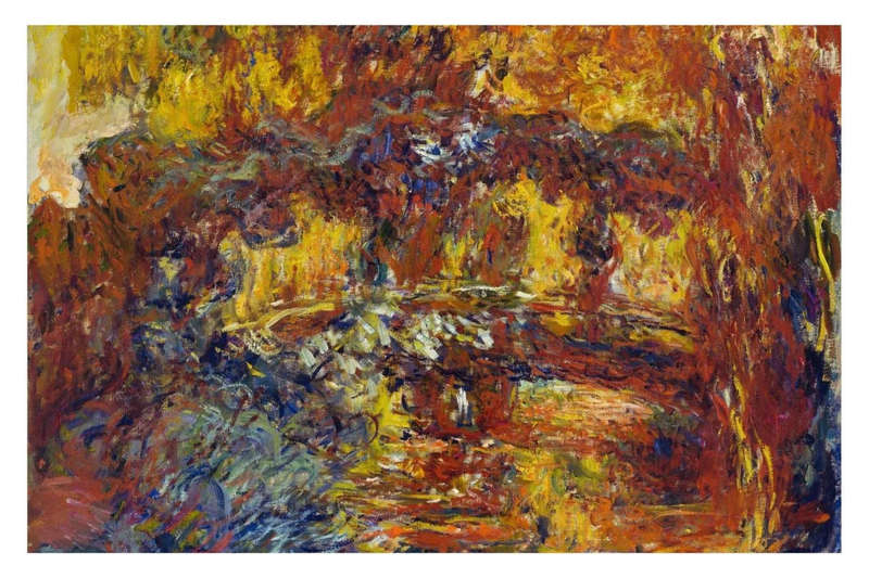 The Japanese Footbridge by Claude Monet - Art Poster