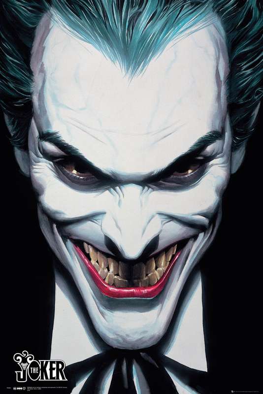 The Joker Comic Art Poster