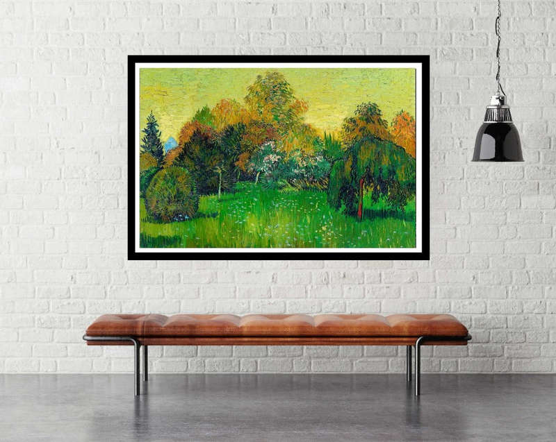 The Poet's Garden  by Vincent van Gogh - Art poster