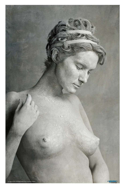The Statue by Sergei Smirnov  - Portrait Photography poster