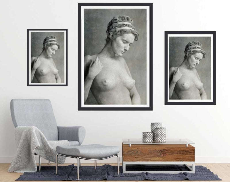 The Statue by Sergei Smirnov  - Portrait Photography poster