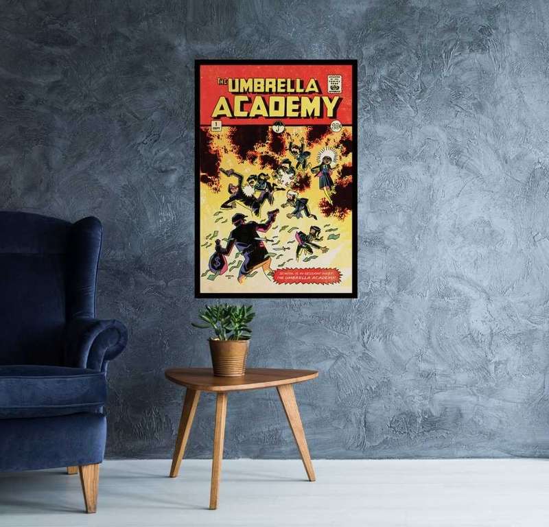 Umbrella Academy Comic Poster